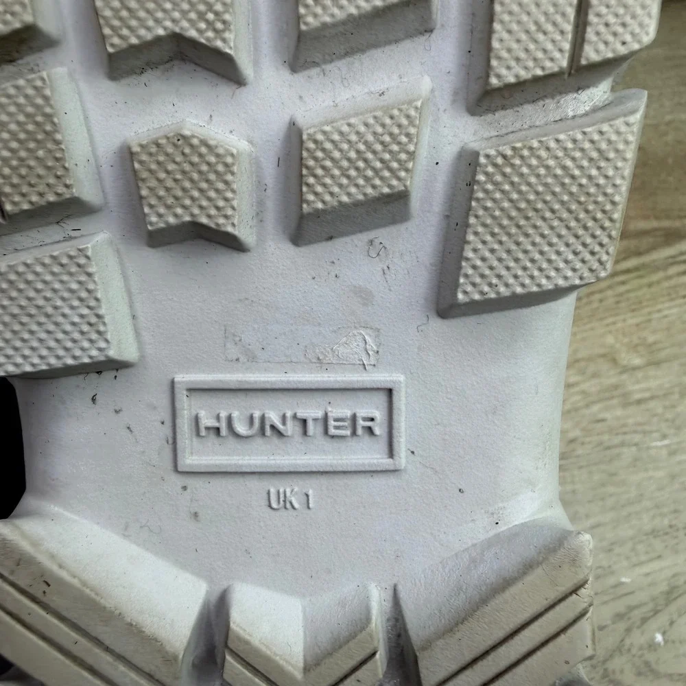 Hunter‎ Kids Intrepid Snow Boots Silver Iridescent US 2